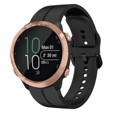 Per Garmin Forerunner 645 Music Cinturino in silicone da 20 mm con cinturino (nero)