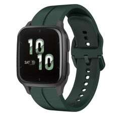 Per Garmin Forerunner Sq2 cinturino in silicone da 20 mm (verde scuro)