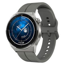 Per Huawei Watch GT3 Pro 43mm 20mm Cinturino in silicone con cinturino (grigio scuro)