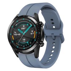 Per Huawei Watch GT2 42mm 20mm cinturino in silicone con cinturino (blu)