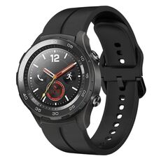 Per Huawei Watch 2 cinturino in silicone con cinturino da 20 mm (nero)