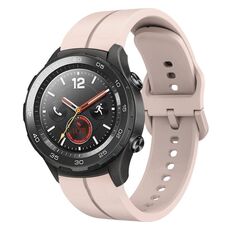 Per Huawei Watch 2 cinturino in silicone con cinturino da 20 mm (rosa)