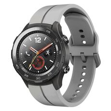 Per Huawei Watch 2 cinturino in silicone da 20 mm (grigio)