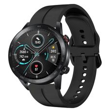 Per Honor MagicWatch2 42mm 20mm cinturino in silicone con cinturino (nero)