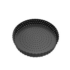 BM1075 Teglia Per Pizza Forata Da Cucina In Acciaio Al Carbonio Stampo Per Torta Di Frutta Antiaderente Bakeware, Specifica: 8 Pollici
