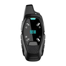 Display a LED Ricarica USB Mini walkie-talkie palmare wireless piccolo (nero)