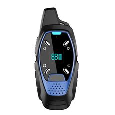 Display a LED Ricarica USB Mini walkie-talkie palmare wireless piccolo (blu)