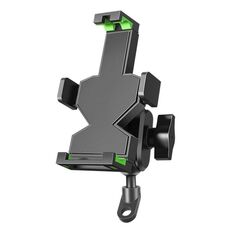 A04 Staffa di navigazione per telefono cellulare per moto in metallo Telaio per bicicletta Morsetto fisso per auto multifunzionale (modello specchietto retrovisore)