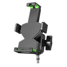 A04 Staffa di navigazione per telefono cellulare per moto in metallo Telaio per bicicletta Morsetto fisso per auto multifunzionale (modello di installazione con testata a sfera M10)