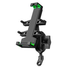 A02 Staffa di navigazione per telefono cellulare per moto Supporto per auto in lega di alluminio antiurto (modello specchietto retrovisore)
