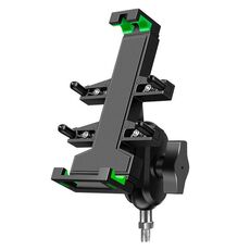 A02 Staffa di navigazione per telefono cellulare per moto Supporto per auto in lega di alluminio antiurto (modello di installazione con testata a sfera M10)