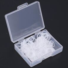 Anello in gomma impermeabile per fotocamera posteriore per iPhone X / 11/11 Pro (bianco)