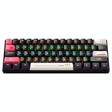ONIKUMA G55 61 tasti RGB illuminazione colorata tastiera meccanica da gioco cablata (nero)