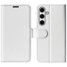 Per Samsung Galaxy S24 FE 5G R64 Texture Custodia in pelle con flip orizzontale (bianco)