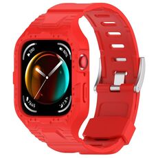Per Huawei Watch Fit3 Armor cinturino in TPU integrato (rosso)