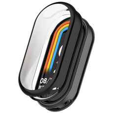 Per Xiaomi Smart Band 9 NFC Custodia morbida per orologio elettrolitico in TPU a copertura totale (nero)