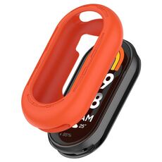 Per Xiaomi Smart Band 9 Custodia morbida in silicone a mezza copertura (arancione)