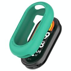 Per Xiaomi Smart Band 9 Custodia morbida in silicone a mezza copertura (verde acqua)