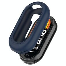 Per Xiaomi Smart Band 9 Custodia morbida in silicone a mezza copertura (blu notte)