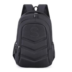 Zaino da lavoro con guscio rigido Zaino per studenti Borsa per laptop da 15,6 pollici(S)