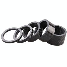5 pz/set Bicicletta In Fibra di Carbonio Guarnizione Forcella Ciotola Set Manubrio Pad 3/5/10/15/20mm