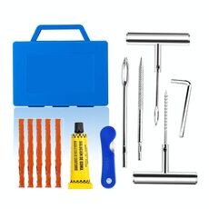 8 in 1 Set di strumenti per la riparazione di pneumatici per auto Kit di strumenti per la riparazione rapida di emergenza di pneumatici per motociclette