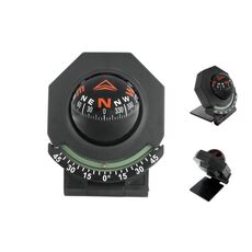 Bussola per auto 2 in 1 con sfera guida pieghevole ad alta precisione per misuratore di pendenza (versione inglese)