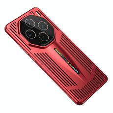 Custodia per telefono con copertura totale per PC con raffreddamento a lama per vivo X100S (rosso)