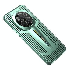 Custodia per telefono a copertura totale per Honor Magic6 Pro Blade Cooling PC (ciano)