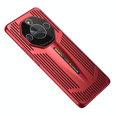 Custodia per telefono a copertura totale per Honor X50 Blade Cooling PC (rosso)