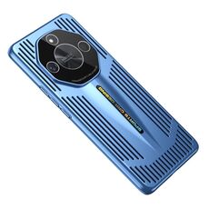 Custodia per telefono a copertura totale per Honor X50 Blade Cooling PC (blu)