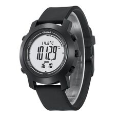 Orologio sportivo multifunzionale per esterni SPOVAN Bravo II con bussola (nero+bianco)