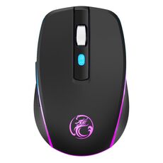 Mouse da gioco wireless silenzioso a 6 tasti iMICE G903 2.4G monomodale (nero)