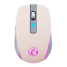 Mouse da gioco wireless silenzioso a 6 tasti iMICE G903 2.4G monomodale (rosa)
