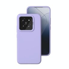 Per Xiaomi 14 Pro Custodia per telefono in silicone liquido all-inclusive (viola chiaro)