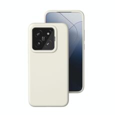 Per Xiaomi 14 Pro Custodia per telefono in silicone liquido all-inclusive (bianco antico)