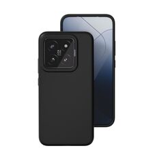 Per Xiaomi 14 Pro Custodia per telefono in silicone liquido all-inclusive (nero)