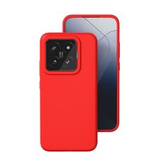 Per Xiaomi 14 Pro Custodia per telefono in silicone liquido all-inclusive (rosso)