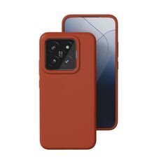 Per Xiaomi 14 Pro Custodia per telefono in silicone liquido all-inclusive (marrone caramello)