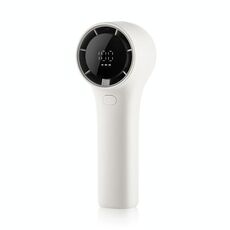 N606 Pro HD Digital Display Mini Ventilatore portatile (bianco)