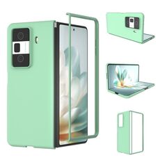 Custodia per telefono cellulare For Honor Magic Vs3 Skin Feel PC (verde chiaro)