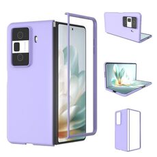 Custodia per telefono cellulare For Honor Magic Vs3 Skin Feel PC (viola)