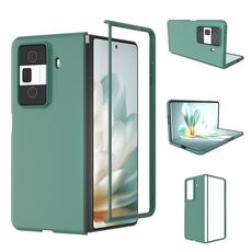 Custodia per telefono cellulare For Honor Magic Vs3 Skin Feel PC (verde scuro)