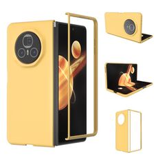 Custodia per telefono cellulare For Honor Magic V3 Skin Feel PC (giallo)