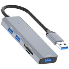 Adattatore USB ADS-310A a 3 x USB 3.0 + 2 x slot per lettore di schede Hub multiporta