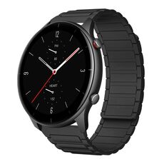 Per Amazfit Watch GTR 2e 22mm cinturino magnetico in silicone a forma di I (nero)