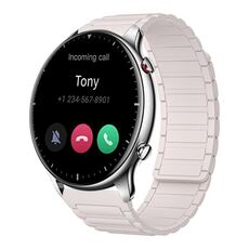 Per Amazfit Watch GTR 2 22mm Cinturino per orologio magnetico in silicone a forma di I (Starlight)