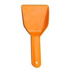 Spatola per la pulizia della cucina del frigorifero domestico, strumento per rimuovere il ghiaccio, stile: arancione grande