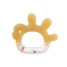 Sonaglio per neonati, ciuccio lenitivo, bastone per la dentizione, giocattolo in silicone anti-mangiare per neonati, stile: gesto OK
