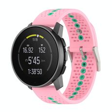 Per cinturino in silicone con foro colorato Suunto Race S (rosa verde menta)